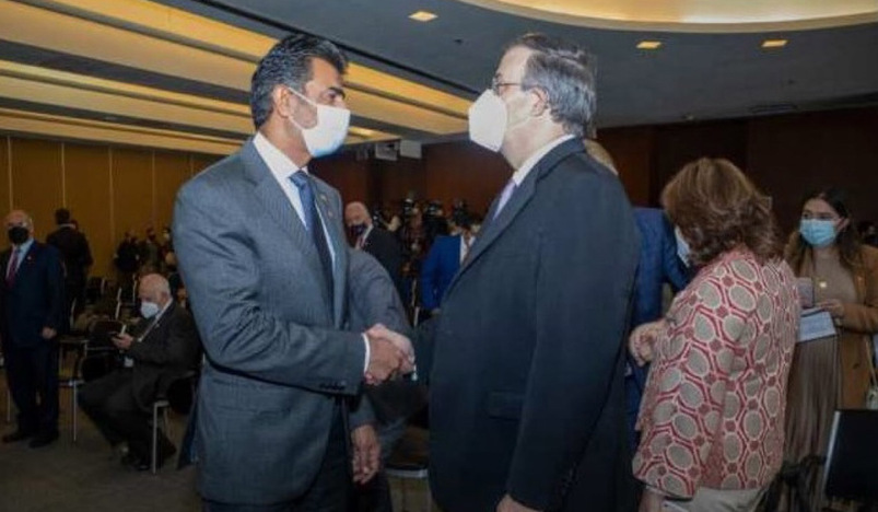 Mexican Foreign Minister Meets Ambassador of Qatar